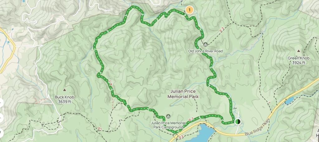 Boone Fork Trail Map | Blowing Rock Hikes