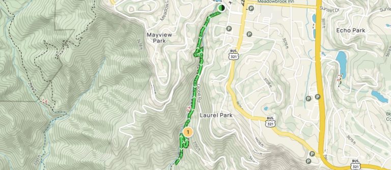 Glen Burney Trail Map | Blowing Rock Hikes